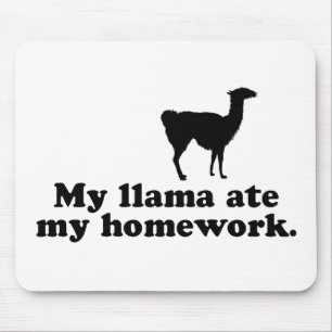 Funny Llama Mouse Pad