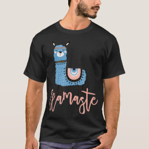 Funny Llamaste Llama Namaste Yoga Eercise T-Shirt