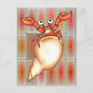 Funny Lobster Postcard