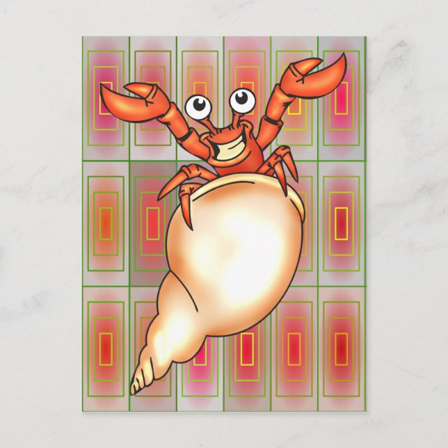 Funny Lobster Postcard (Front)