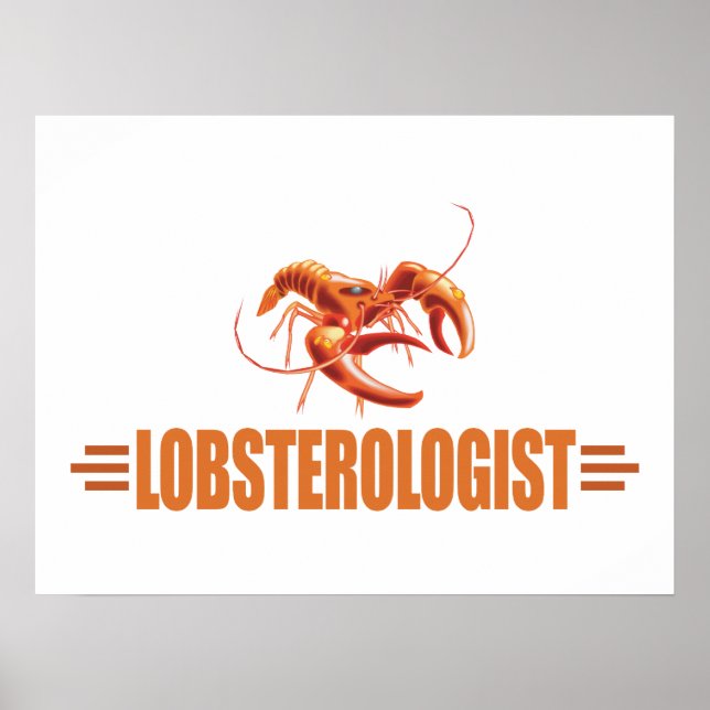 Funny Lobster Poster (Front)