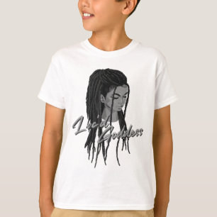 Funny Loc'd Goddess Gift Women Dreadlock Black His T-Shirt