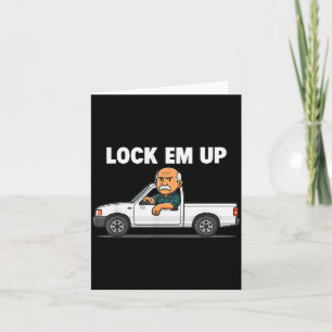 Funny Lock Em Up Private Property Card