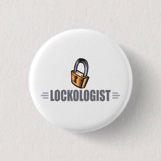 Funny Locksmith 1 Inch Round Button (Front)