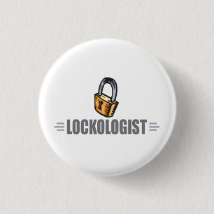Funny Locksmith 1 Inch Round Button