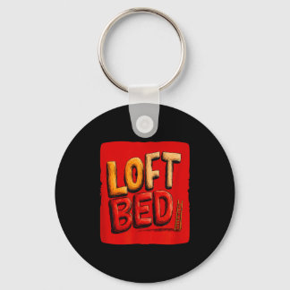 Funny loft bed speech costume  keychain