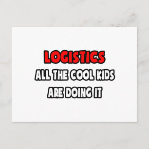 Funny Logistician Shirts and Gifts Postcard