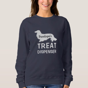 Funny Long Hair Dachshund's Human Personalized Sweatshirt