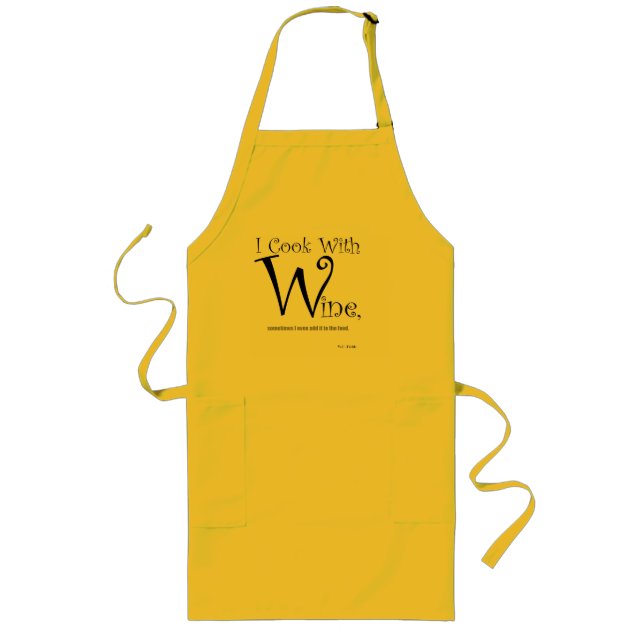 Funny Long Kitchen Apron (Front)
