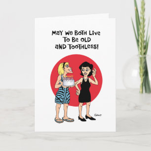 Funny Longevity Birthday Card