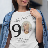 Funny 'Look Who's 90' Stylish 90th Birthday