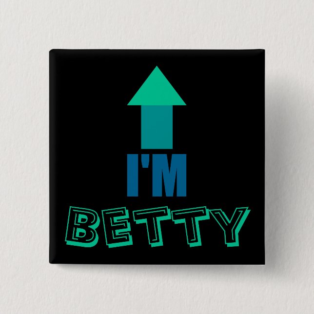 Funny Lost Couples 2 Inch Square Button (Front)