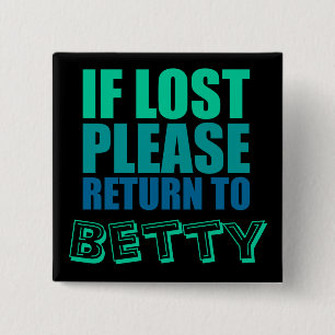 Funny Lost Couples 2 Inch Square Button