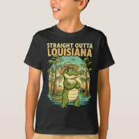 Funny Louisiana Alligator Retro Wildlife Travel Ba