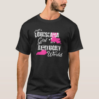 Funny Louisiana Shirts Just a Louisiana girl in a 