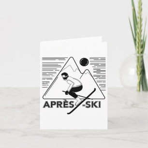 Funny Love Apres Ski - Great Snow Lovers Gift Card