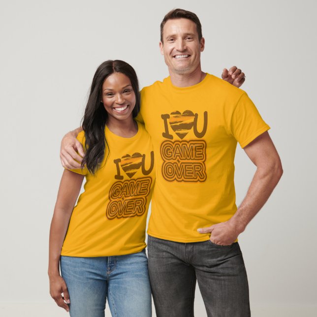 Funny Love Game Over T-Shirt (Unisex)
