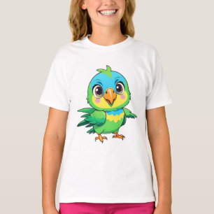Funny Love Green Birds T-Shirt