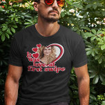 Funny Love Heart Photo T-Shirt<br><div class="desc">This fun design is perfect for a Valentine's Day or anniversary gift ♥</div>