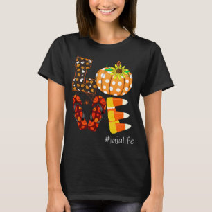 Funny Love jujulife Pumpkin Flip Flops juju Life H T-Shirt