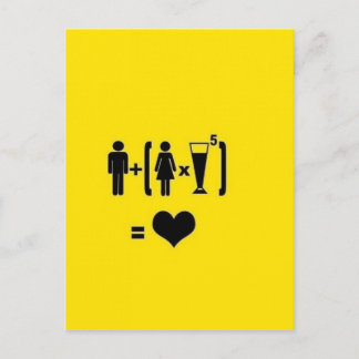 Funny Love Quotes Postcard