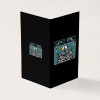 Funny Love Skeleton Anniversaire Card