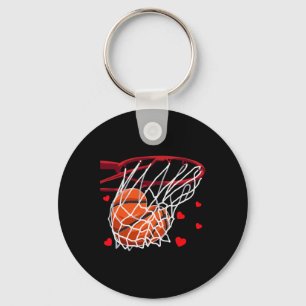 Funny Love Sketll Heart Shape Happy Valentine's Da Keychain