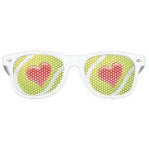 Funny Love Tennis Gift   Sport fan Retro Sunglasses