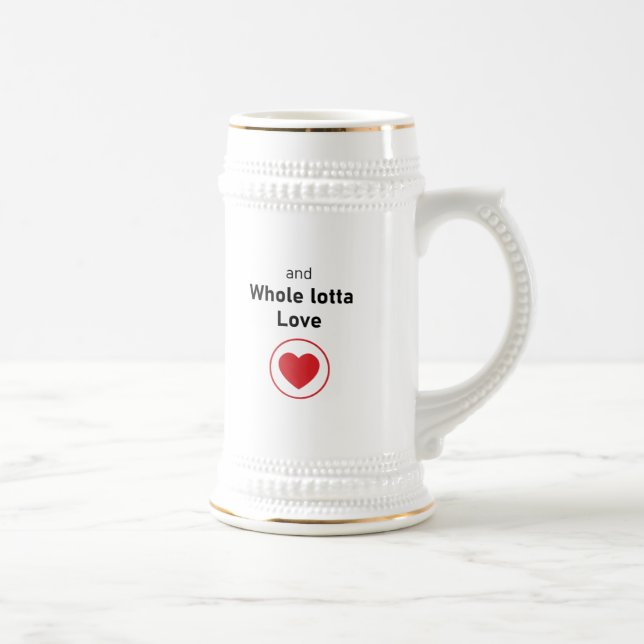 Funny lovely retirement gift beer stein (Right)