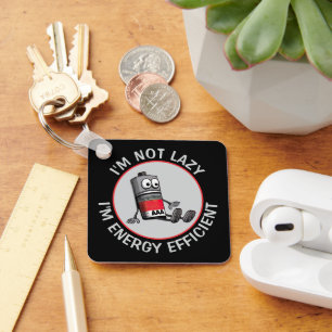 Funny Low Battery Keychain