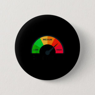 Funny low cortisol shirt hilarious stress cortisol 2 inch round button