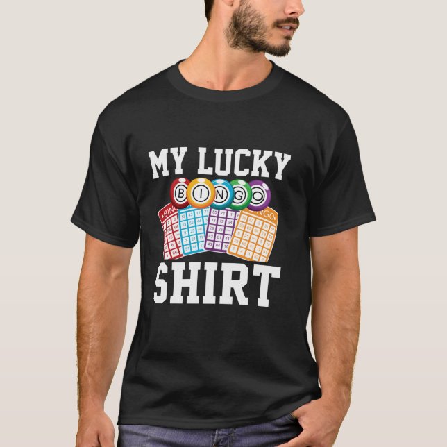 Funny Lucky Bingo T-Shirt (Front)