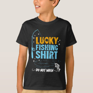 Funny Lucky Fishing Gifts For Men Boys Women Dad  T-Shirt