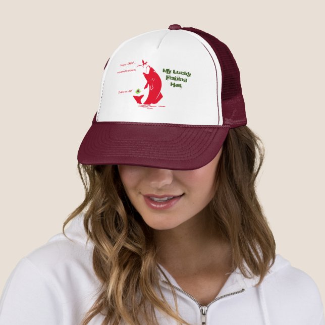 Funny Lucky Fishing Hat (In Situ)