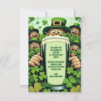 Funny Lucky Leprechauns St. Patrick's Day Party 