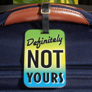 Funny Luggage Tag
