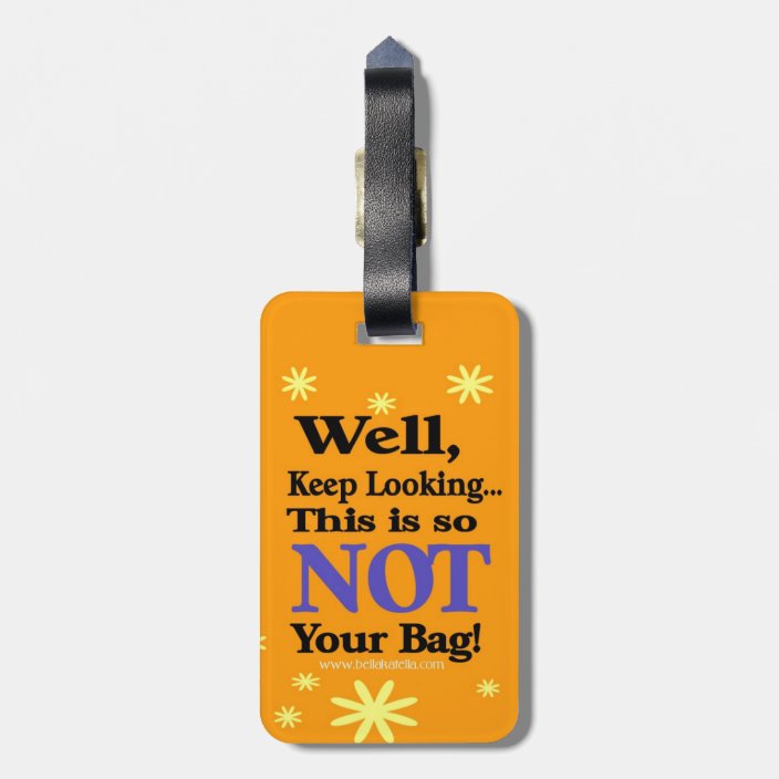 Funny Luggage Tag Zazzle.ca