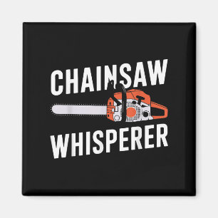 Funny Lumberjack Art Men Women Chainsaw Tree Logge Magnet