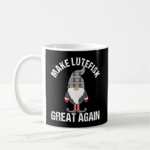 Funny Lutefisk Make Lutefisk Great Again Tomte Gno Coffee Mug