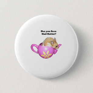  Funny Mad Hatter Dormouse Alice in Wonderland 2 Inch Round Button