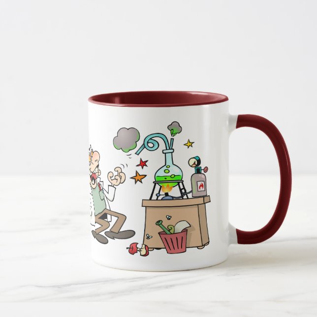Funny Mad Scientist Mug (Right)