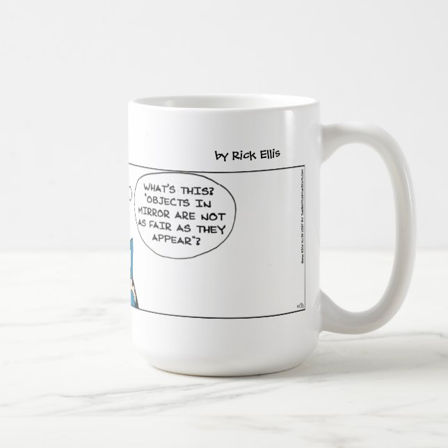 Funny Magic Mirror Coffee Mug (Right)