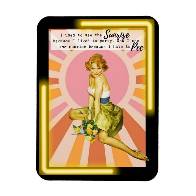 Funny Magnet Best Friend Gift "Sunrise" (Vertical)