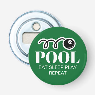 Funny magnetic beer bottle opener for pool player