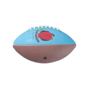 Funny magnificent frigate bird cartoon football