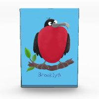 Funny magnificent frigate bird cartoon