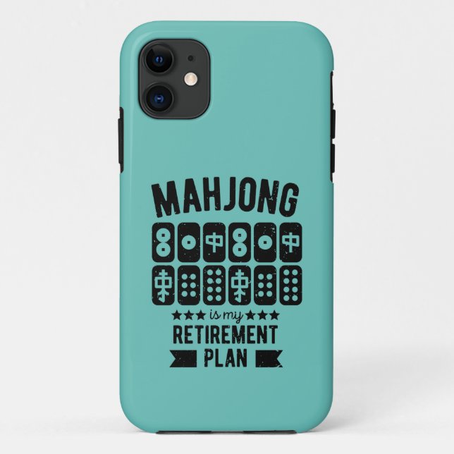 Funny Mahjong Case-Mate iPhone Case (Back)
