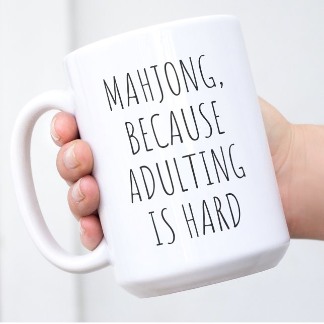 Funny Mahjong Coffee Mug (Creator Uploaded)
