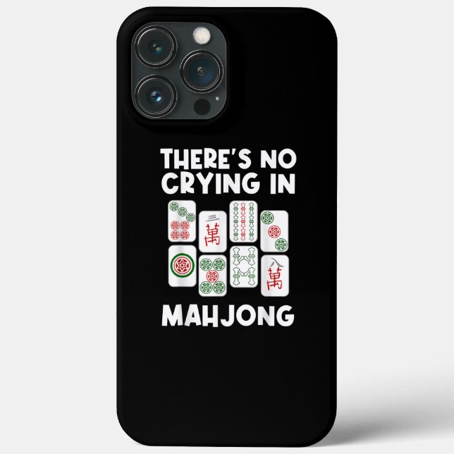 Funny Mahjong Gift For Men Women Tile Game Lover Case-Mate iPhone Case (Back)