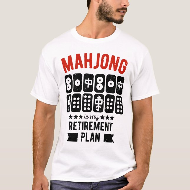 Funny mahjong T-Shirt (Front)